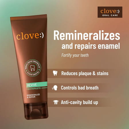 Clove Revive Toothpaste | Enamel Repair & Remineralization | Sensitivity Relief | 100gm