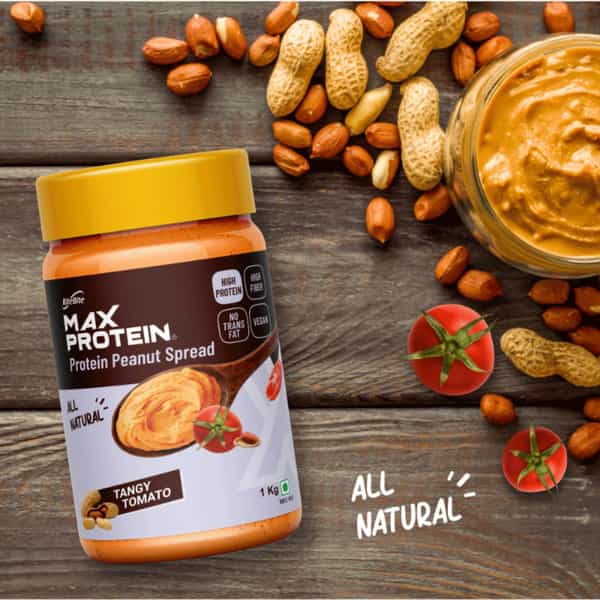 Max Protein Peanut Spread - Tangy Tomato [1 Kg] - Pack Of 1