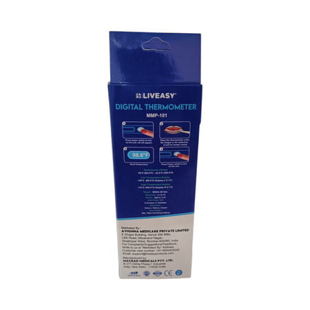 Liveasy Digital Thermometer Mmp-101 1pc