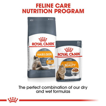 Royal Canin Intense Beauty Adult Cat Food | 85 Grams | Pack Of 12 Sachet | Wet Food