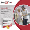 Bon Dk 60k Vitamin D3 Capsule|20 Capsule(Pack Of 5) Men & Women (5 X 4 Capsules)