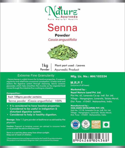 Naturz Ayurveda Senna Powder - 1 Kg Sage