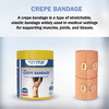 Stergic Crepe Bandage With Flexible Clips Pain Relief Garam Patti (10Cm X 4M)
