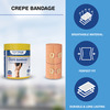 Stergic Crepe Bandage With Flexible Clips Pain Relief Garam Patti (10Cm X 4M)