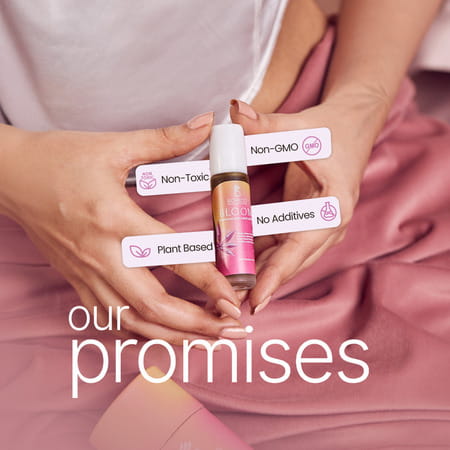 Boheco Bloom Menstrual Pain Relief Roll-On | Ayurvedic Cramp Relief Oil | 10ml