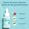 Hk Vitals Hair Strength Biotin Gummies | 30 Gummies & Headful Growth Serum | 30 Ml