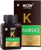 Wow Life Science Vitamin K2 Capsules - 100Mcg - 60 Vegetarian Capsules