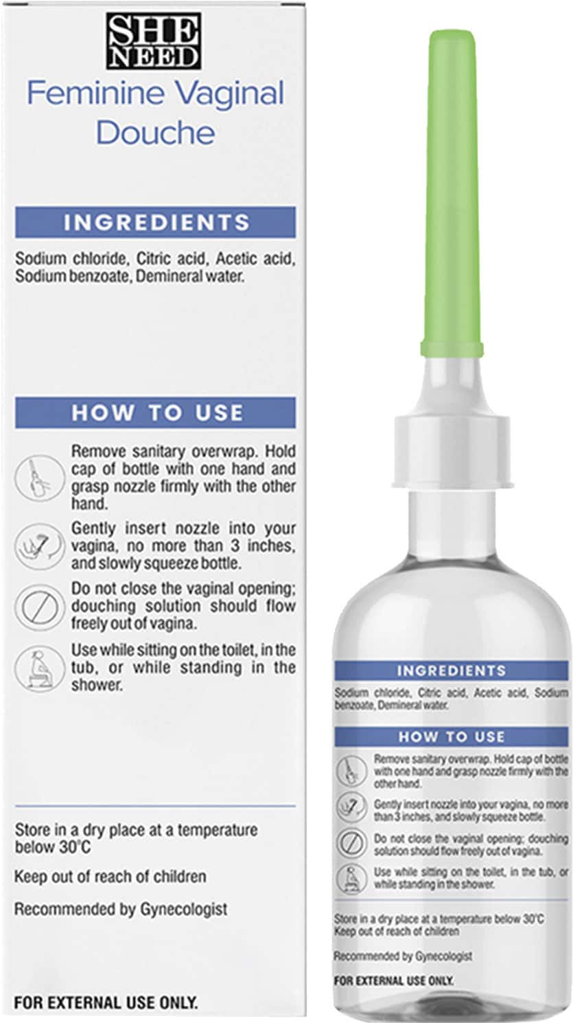 Buy SHENEED FEMININE VAGINAL DOUCHE UTI RELIEF 133ML Online & Get