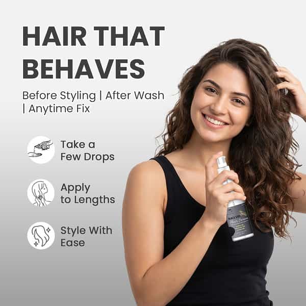 Tnw The Natural Wash Black Seed Hair Serum - Controls Frizz - 100 Ml