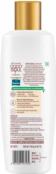 Coco Soul Skincare Skin Nourishing Oil For Baby Massage For Skin Massage 150Ml
