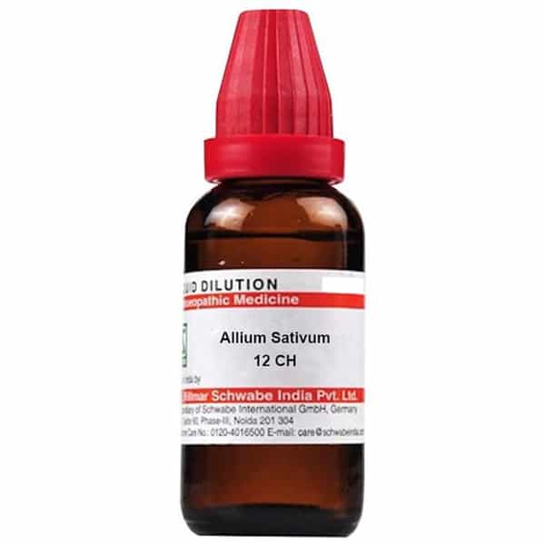 Dr. Willmar Schwabe India Allium Sativum Dilution 12 Ch 30 Ml