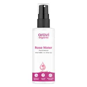 Aravi Organic Rose Water (gulab Jal) Toner - Refreshes | Hydrates & Soothes Skin - 150ml