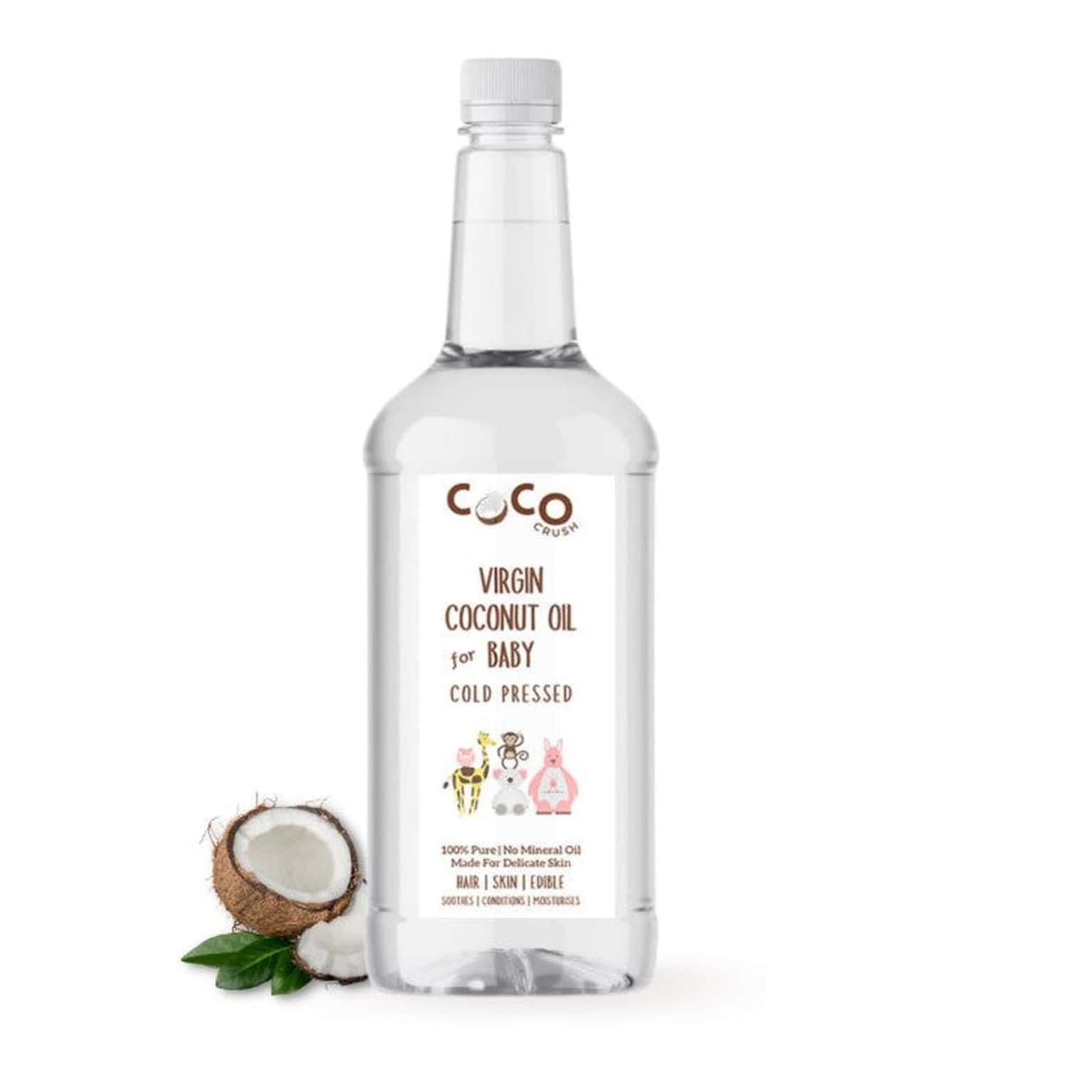Coco Crush Cold-pressed Virgin Coconut Oil For Baby Massage - 500ml
