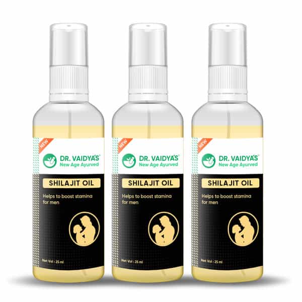 Dr. Vaidya's Shilajit Oil - 25 Ml - Pack Of 3