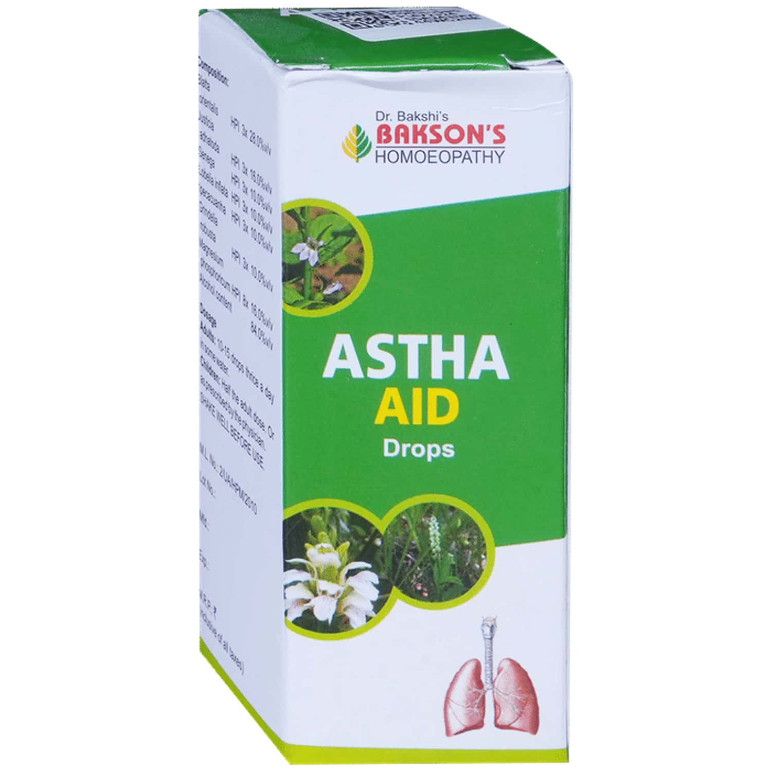 Baksons Homoeopathy Astha Aid Drops 30 Ml