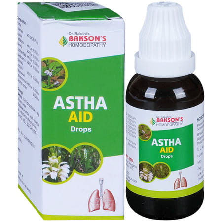 Baksons Homoeopathy Astha Aid Drops 30 Ml