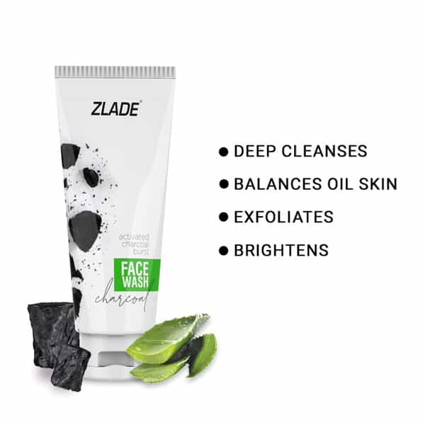 Zlade Essentials Charcoal Facewash 100 Gm