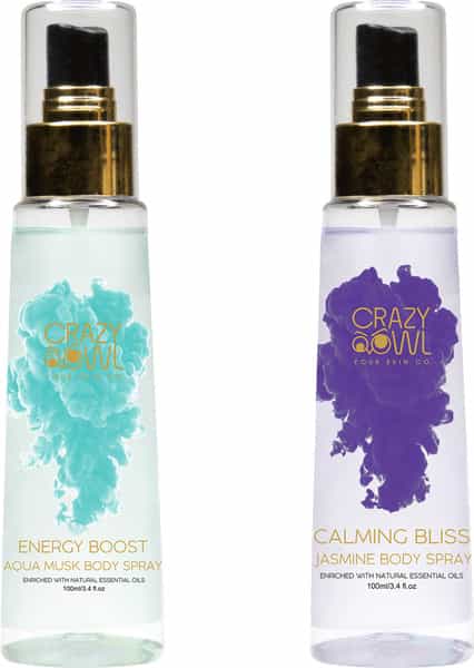 Crazy Owl Aqua Musk And Jasmine Body Spray Combo Pack Long Lasting Glamorous Fragrance