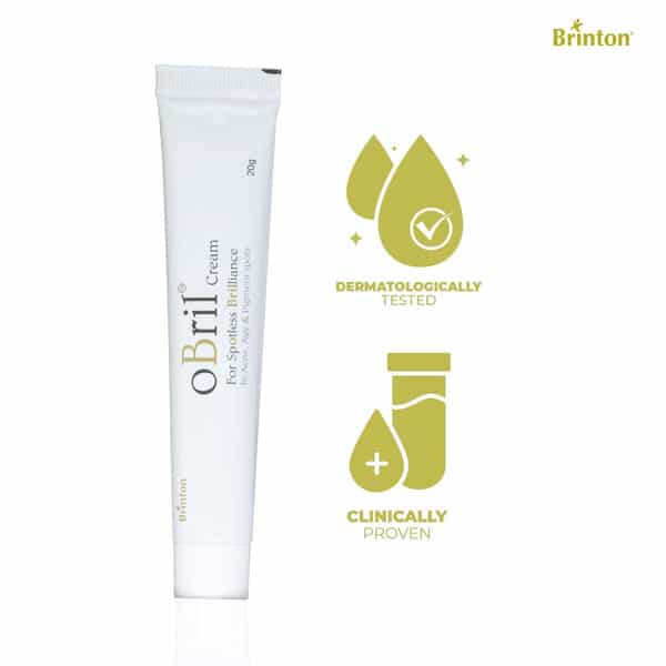 Brinton Obril Cream For Spotless Brilliance | Face Acne Skin Gel | 20 Gm X Pack Of 3