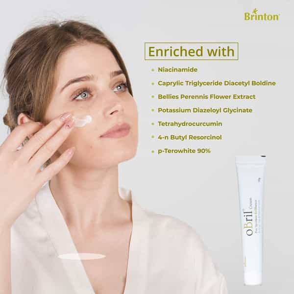 Brinton Obril Cream For Spotless Brilliance | Face Acne Skin Gel | 20 Gm X Pack Of 3