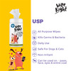 Captain Zack Wipe Right Anti-Bacterial Pet Wipes 80 Wipes