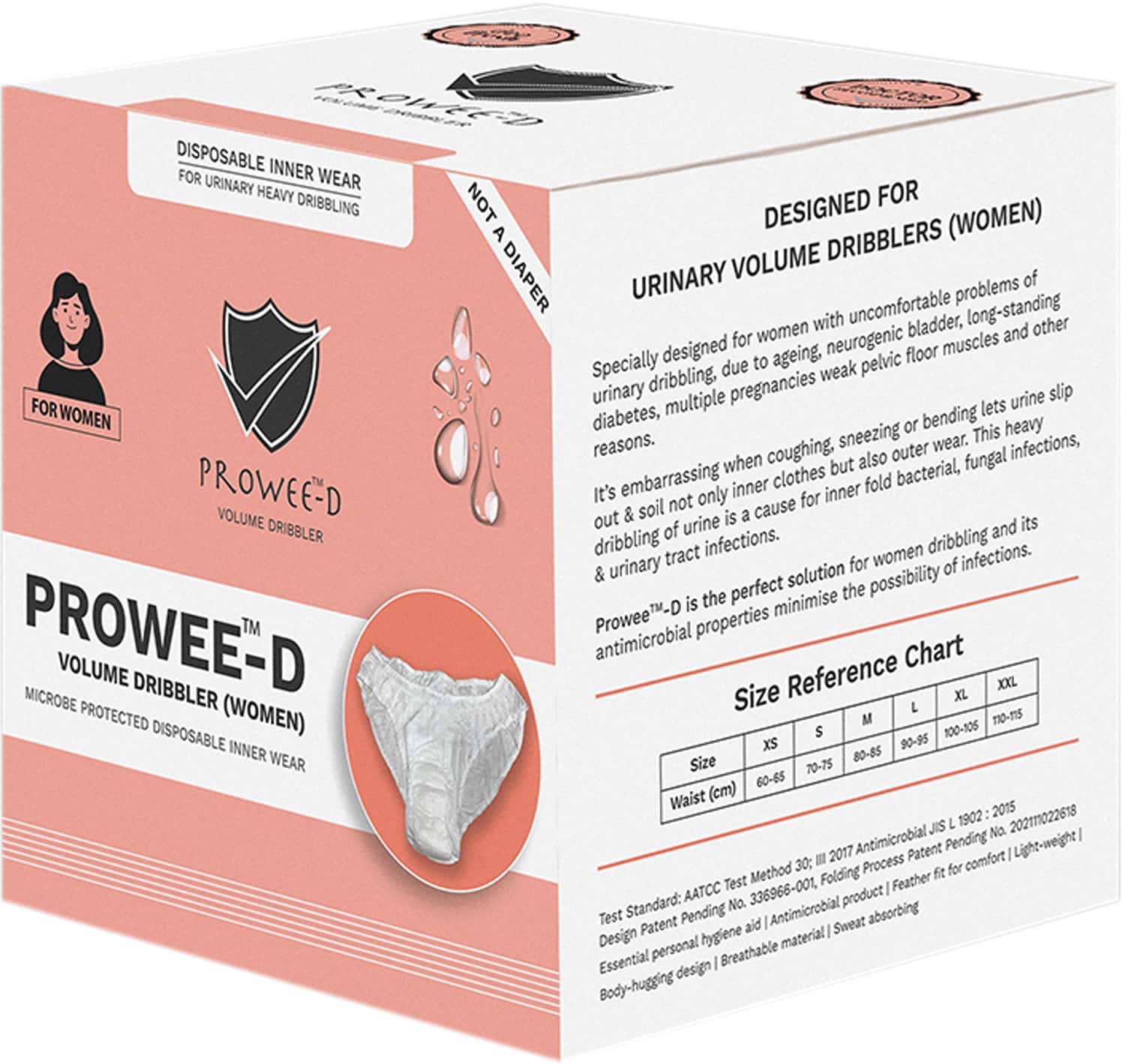 Buy PROWEE WOMEN'S DISPOSABLE MAJOR INCONTINENCE PANTY FOR VOLUME