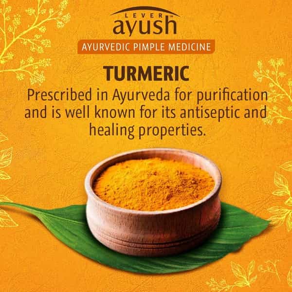 Lever Ayush Anti Pimple Turmeric Face Wash-150 G