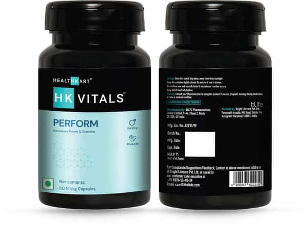 Healthkart Hk Vitals Perform Bottle Of 60 Capsules