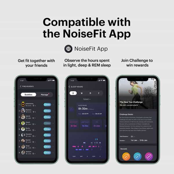 Noise Colorfit Pro 3 (Rose Red)