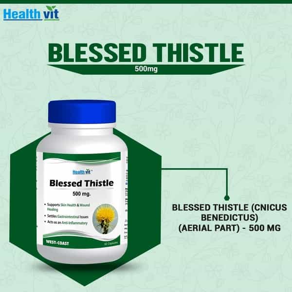 Healthvit Blessed Thistle 500 Mg -60 Capsules