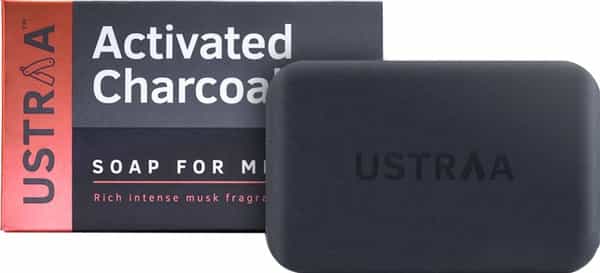 Ustraa Soap - Activated Charcoal - 100 Gm (Pack Of 8)