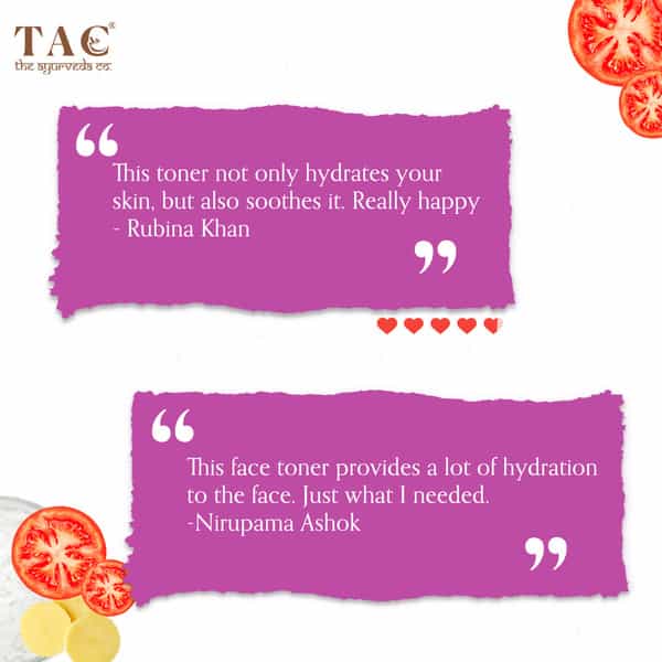 Tac - The Ayurveda Co. Potato Starch & Tomato Toner - 100 Ml