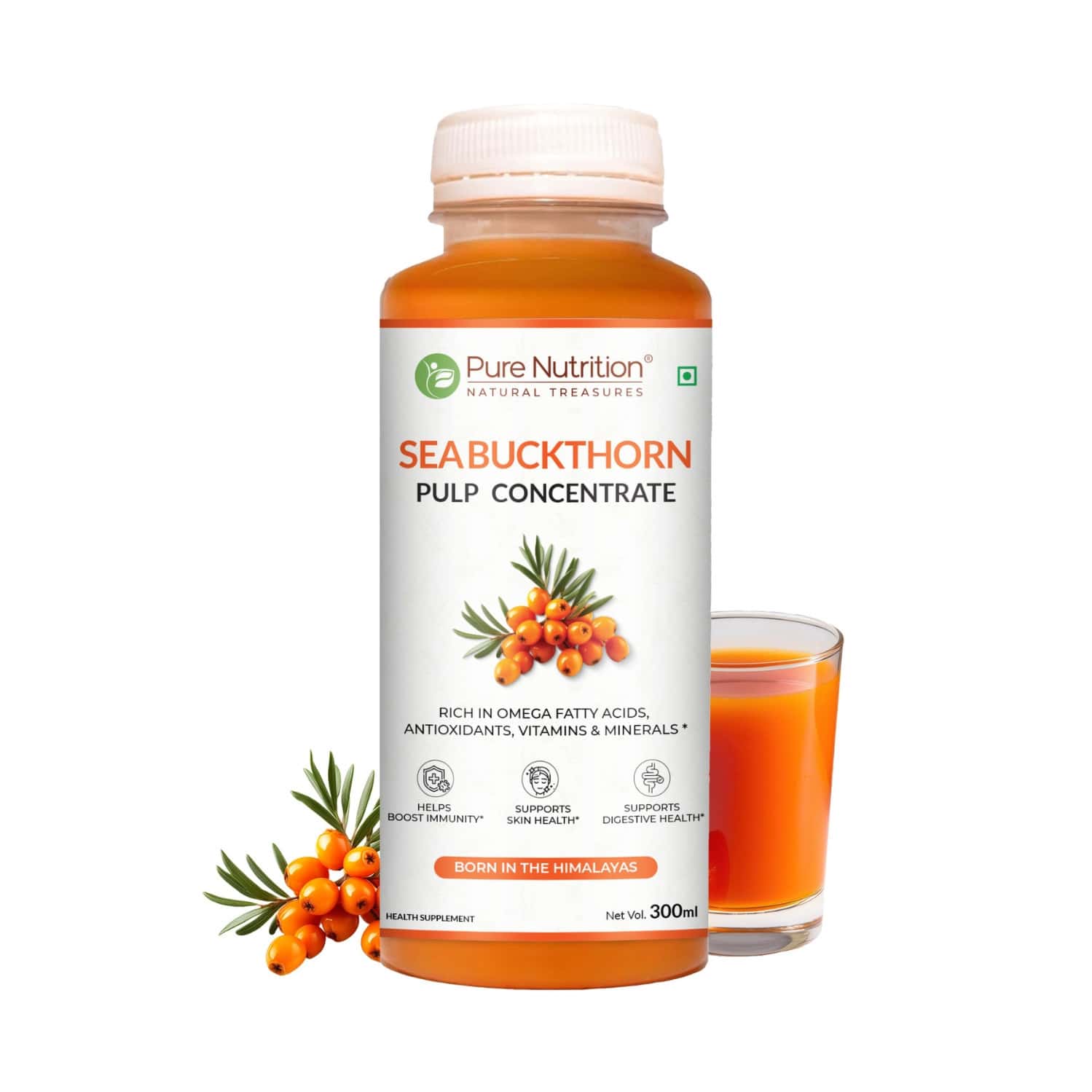 Pure Nutrition Seabuckthorn Pulp Concentrate 300 Ml