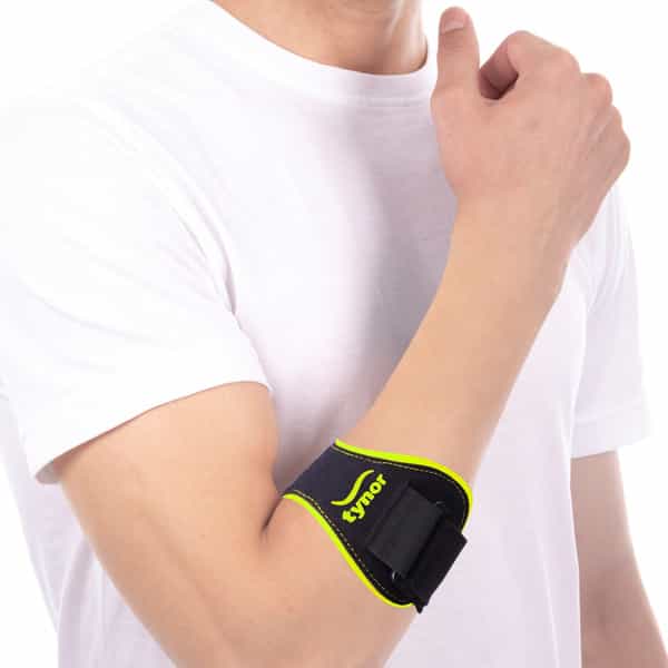 Tynor Tennis/Golfer's Elbow Support Pro Black & Green Universal 1 Unit