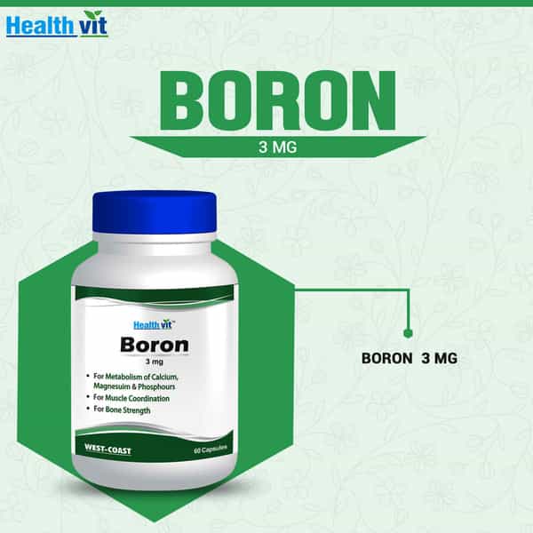 Healthvit Boron 3 Mg -60 Capsules