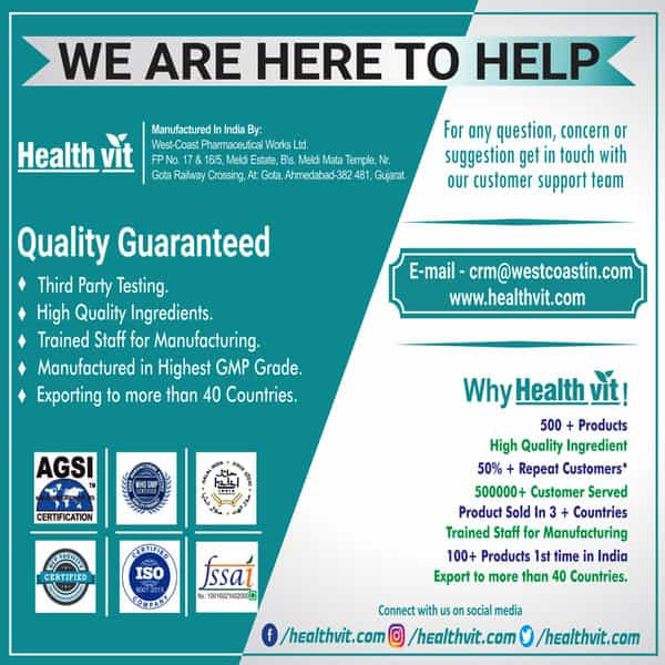 Healthvit Boron 3 Mg -60 Capsules