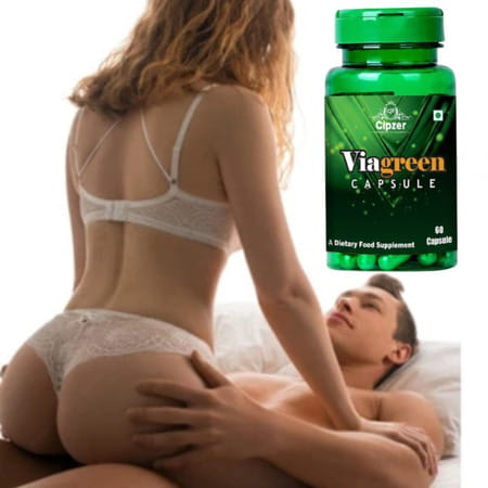 Cipzer Viagreen 60 Capsules | Supports Mens Vitality| Stamina & Overall Wellness