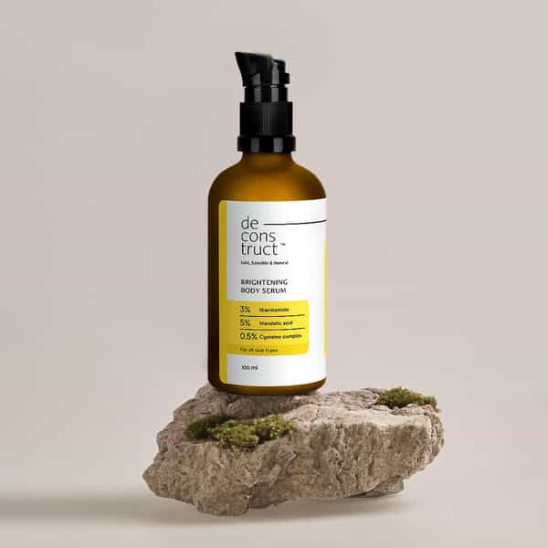 Deconstruct Brightening Body Serum- 3% Niacimide + 5% Mandelic Acid + 0.5% Cysteine Complex (100 Ml)