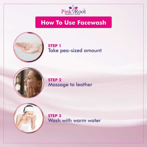 Pink Root Neem Tulsi Purifying Face Wash 100Ml