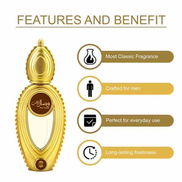 Ajmal Wisal Dhahab Edp 50Ml Perfume For Men And Cento Edp 100Ml Perfume For Men