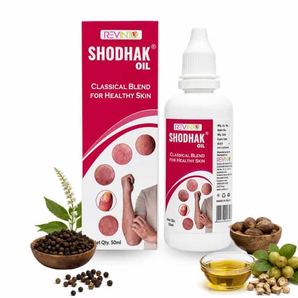 Revinto Shodhak Oil | Herbal Skin Relief Oil | 50Ml Pack Of 2