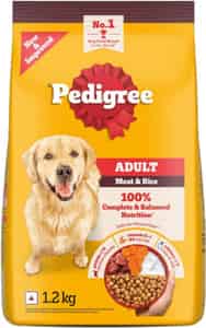 Pedigree Dog Food Adult Meat & Rice 1.2 Kg