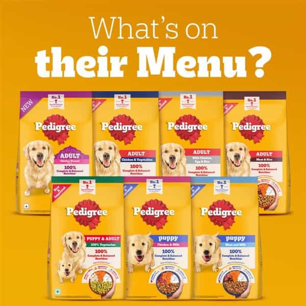 Pedigree Dog Food Adult Meat & Rice 1.2 Kg