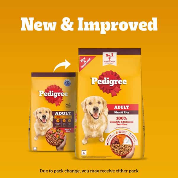 Pedigree Dog Food Adult Meat & Rice 1.2 Kg