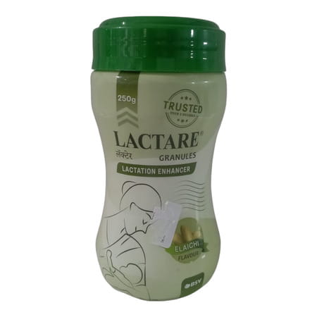 Lactare Elaichi Flavour | Lactation Enhancer Granules | Jar Of 250 Gm