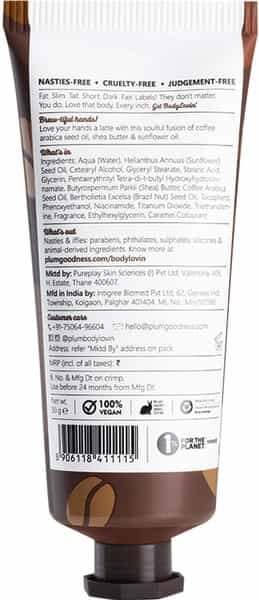 Plum Bodylovin' Coffee Wake-A-Ccino Hand Cream- 50 Gm
