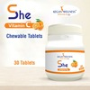 Kegan Wellness She (Vitamin C) Chewable Multi-Vitamin Tablets Bottle Of 30