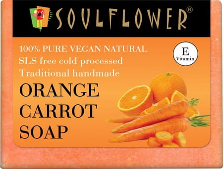Soulflower Orange Carrot Soap 150gm