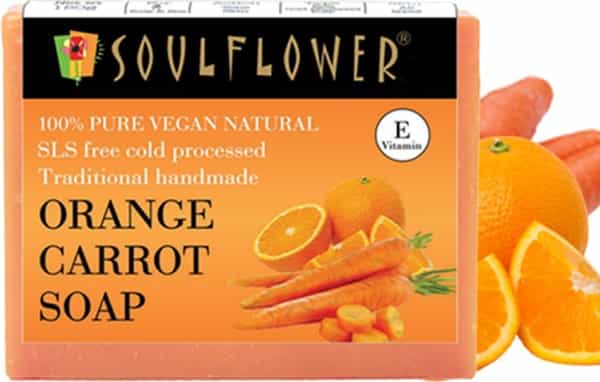 Soulflower Orange Carrot Soap 150Gm
