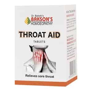 Dr Bakshi's Bakson Homoeopathy Throat Aid Tablet 75 Nos